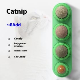 Catnip Ball Self-Hi Toy Supplies (Option: green Three in one bag)